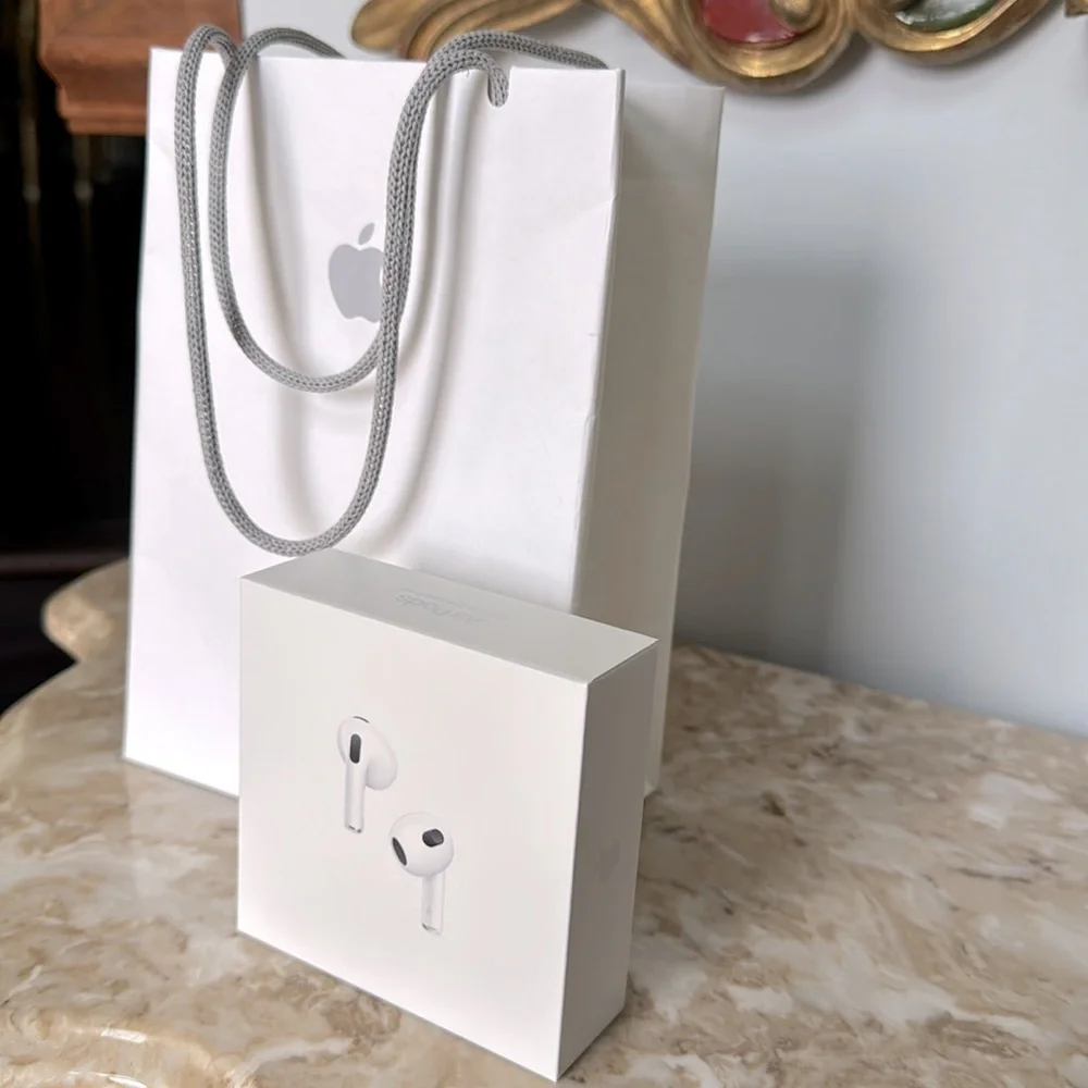 New Authentic Apple - AirPods with Lightning Charging Case.